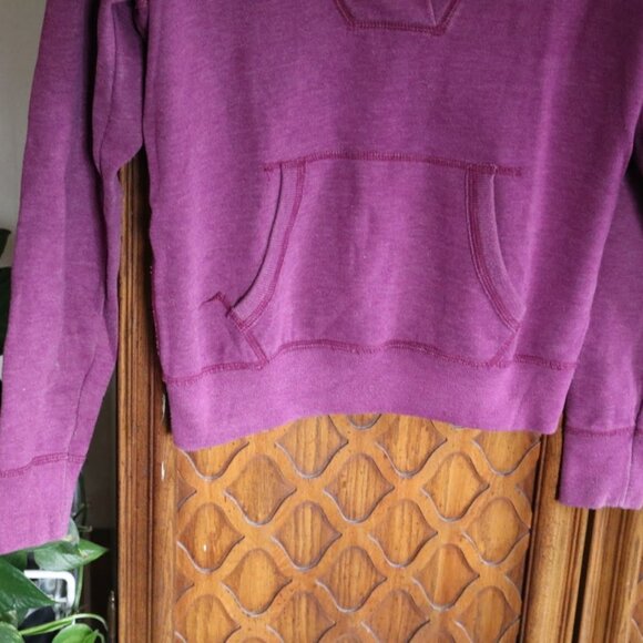 AMERICAN EAGLE Retro Vintage V-Neck Sweatshirt Hoodie - Purple Mauve, Size S - Picture 6 of 15